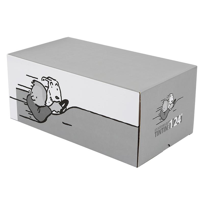 Tintin / Kuifje - Tintin's Cars 1/24 - L'auto Mitrailleuse (The Broken Ear) #12 (26cm)