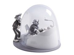 Les Cases De Franquin - Spirou & Fantasio / Robbedoes Kwabbernoot La Bulle (Noir Blanc) Figurines