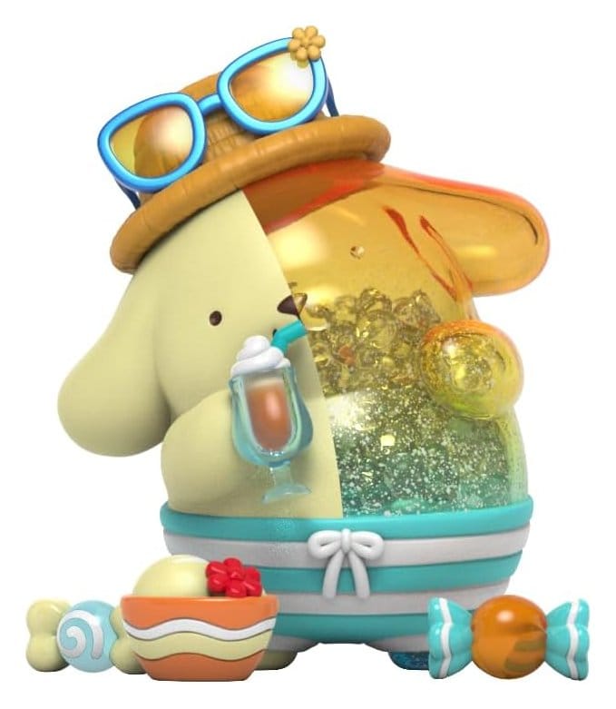 MIGHTY JAXX Mini-Figures, Sanrio Characters Kandy - Pompompurin "Sea Breeze Series" (15cm)