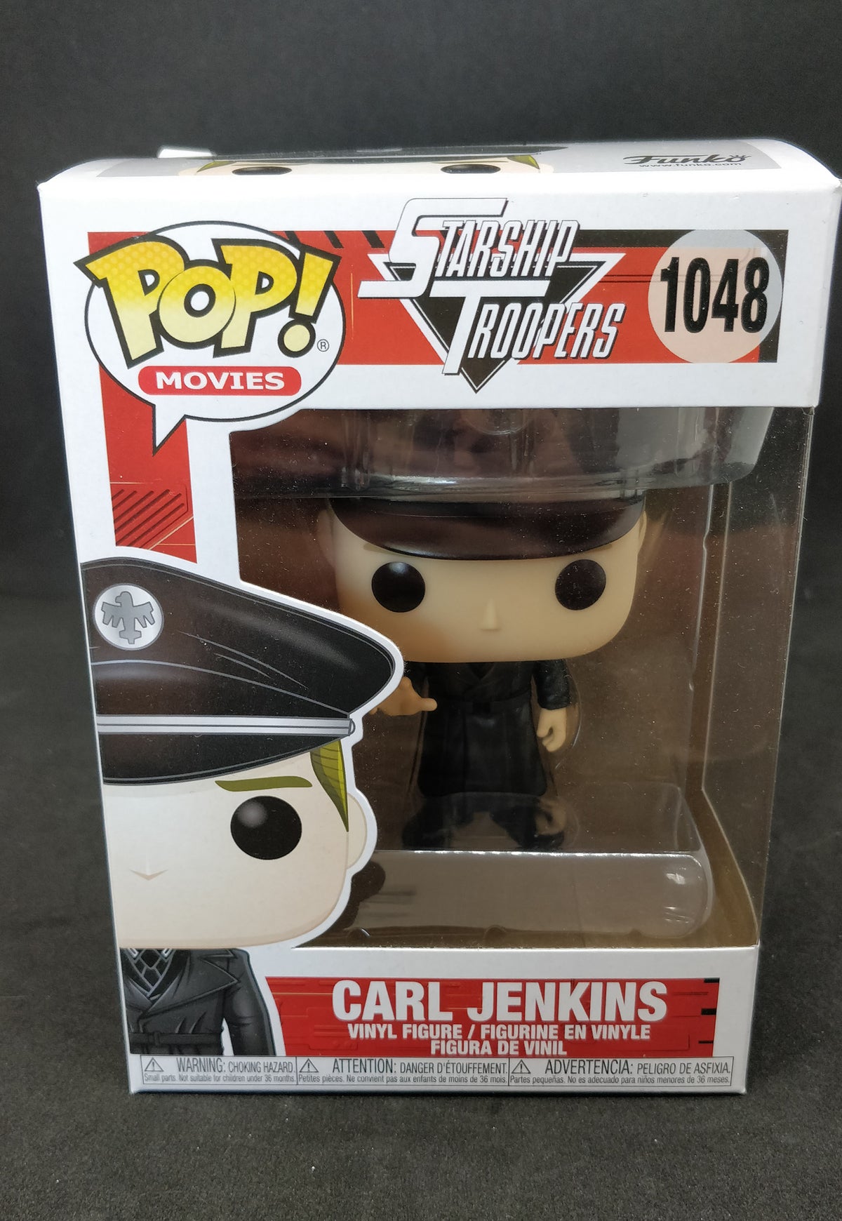 Funko POP! Movies - Starship Troopers - Carl Jenkins (1048) DAMAGED PACKAGING