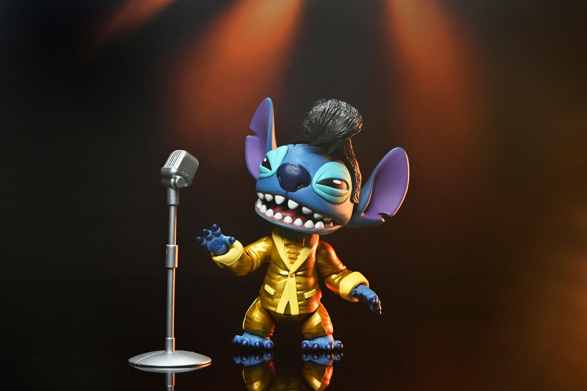 Neca Action Figure - Lilo & Stitch - Ultimate Gold Suit Elvis Stitch (18cm)