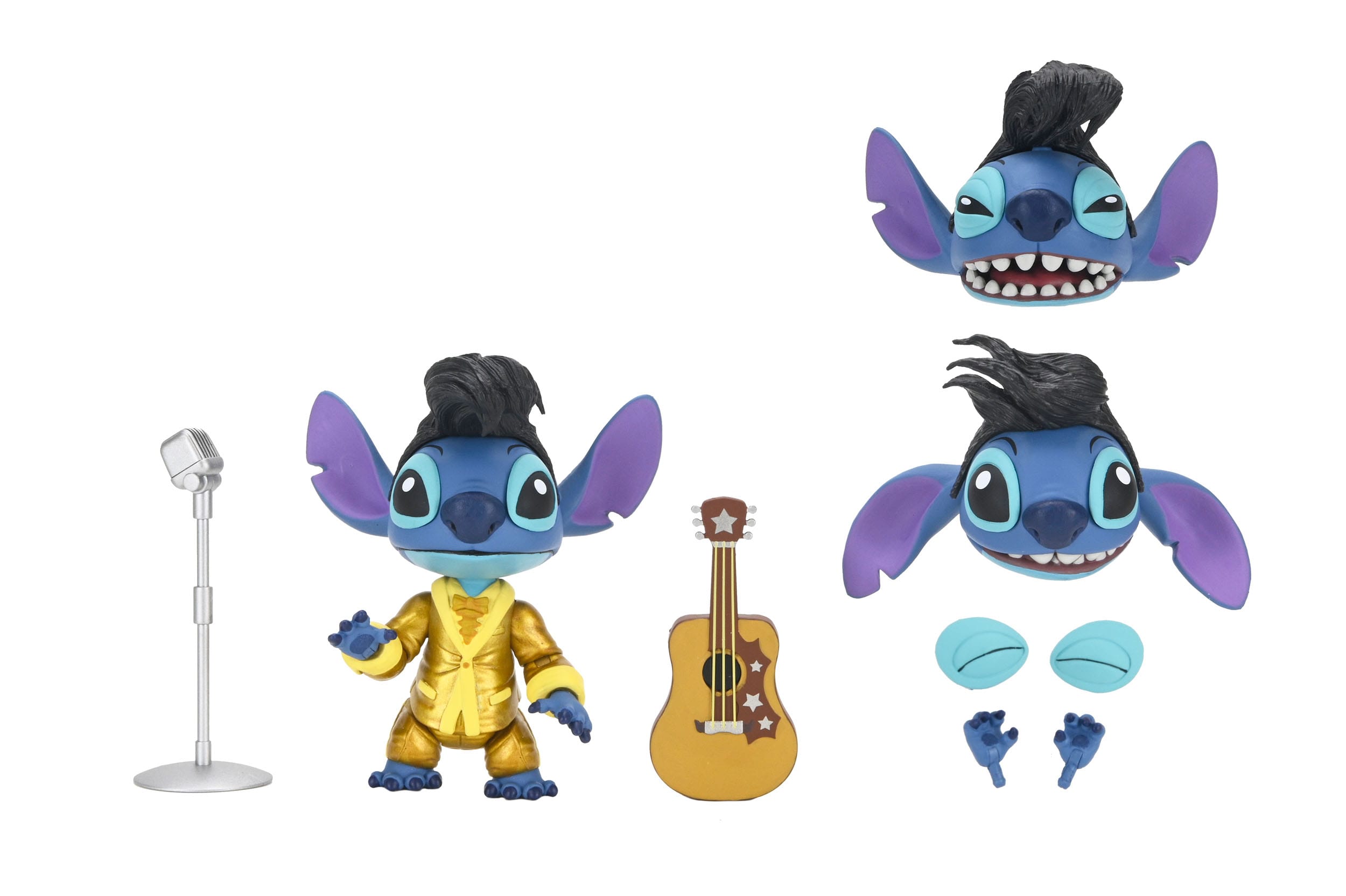 Neca Action Figure - Lilo & Stitch - Ultimate Gold Suit Elvis Stitch (18cm)