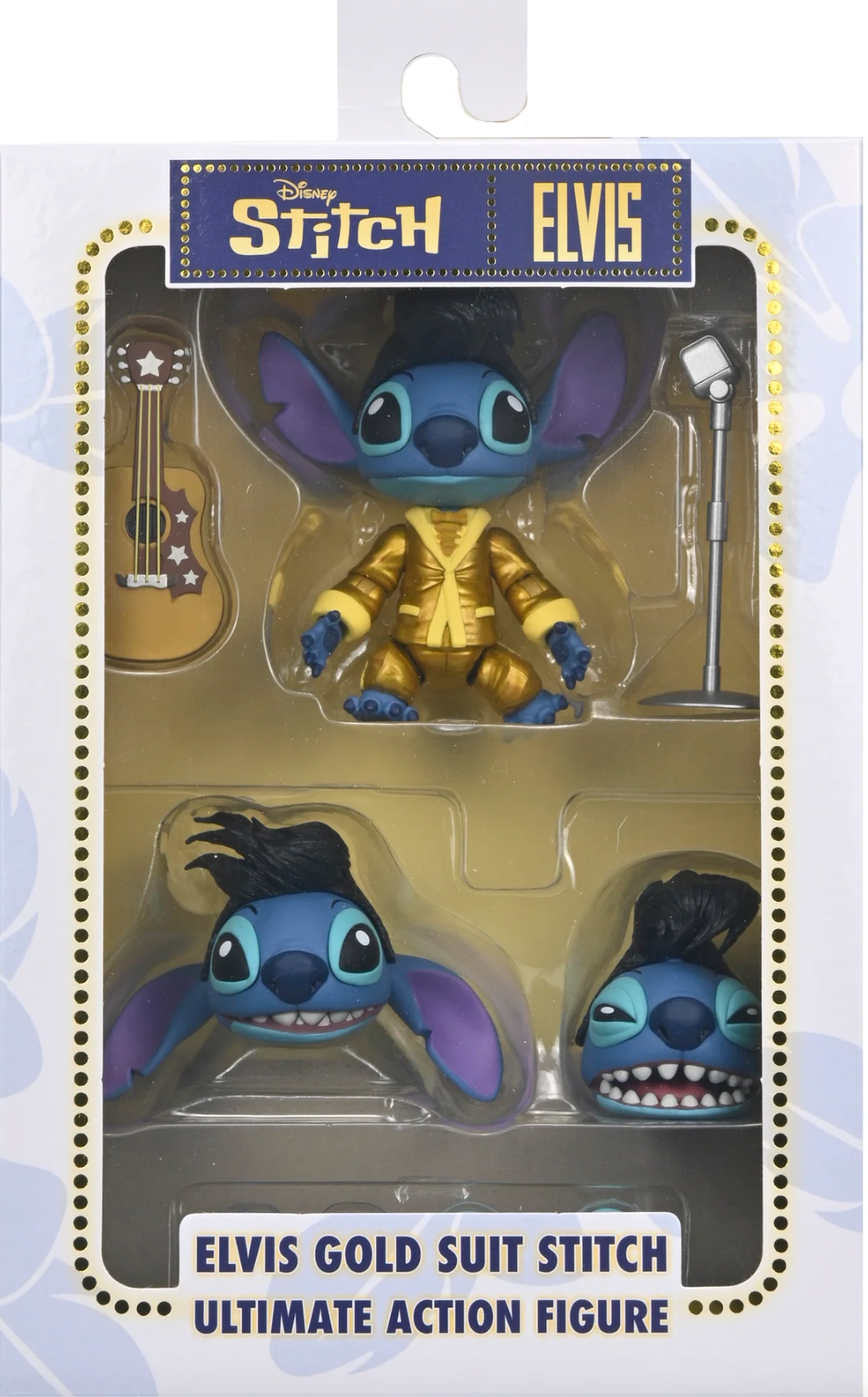Neca Action Figure - Lilo & Stitch - Ultimate Gold Suit Elvis Stitch (18cm)