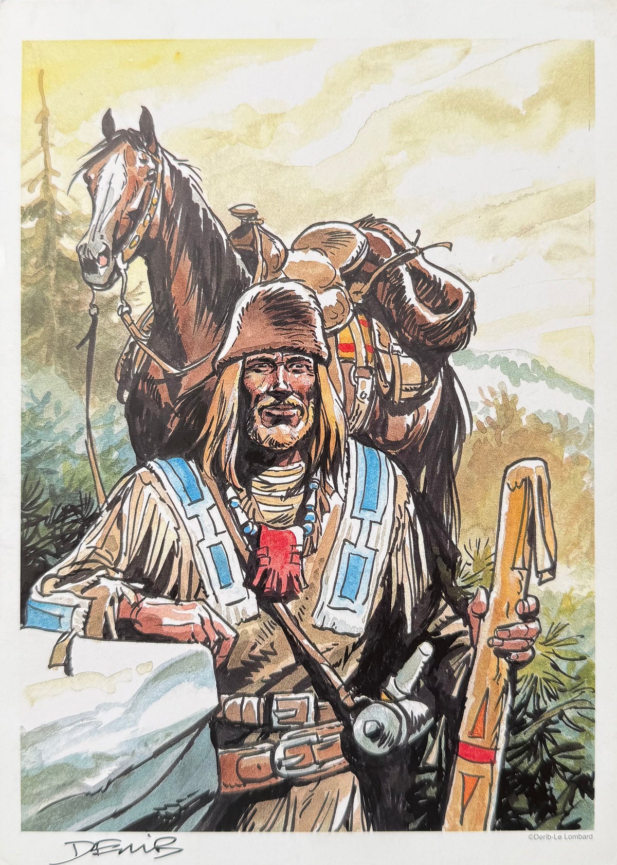 COMICS Ex-libris : Buddy Longway (Derib)