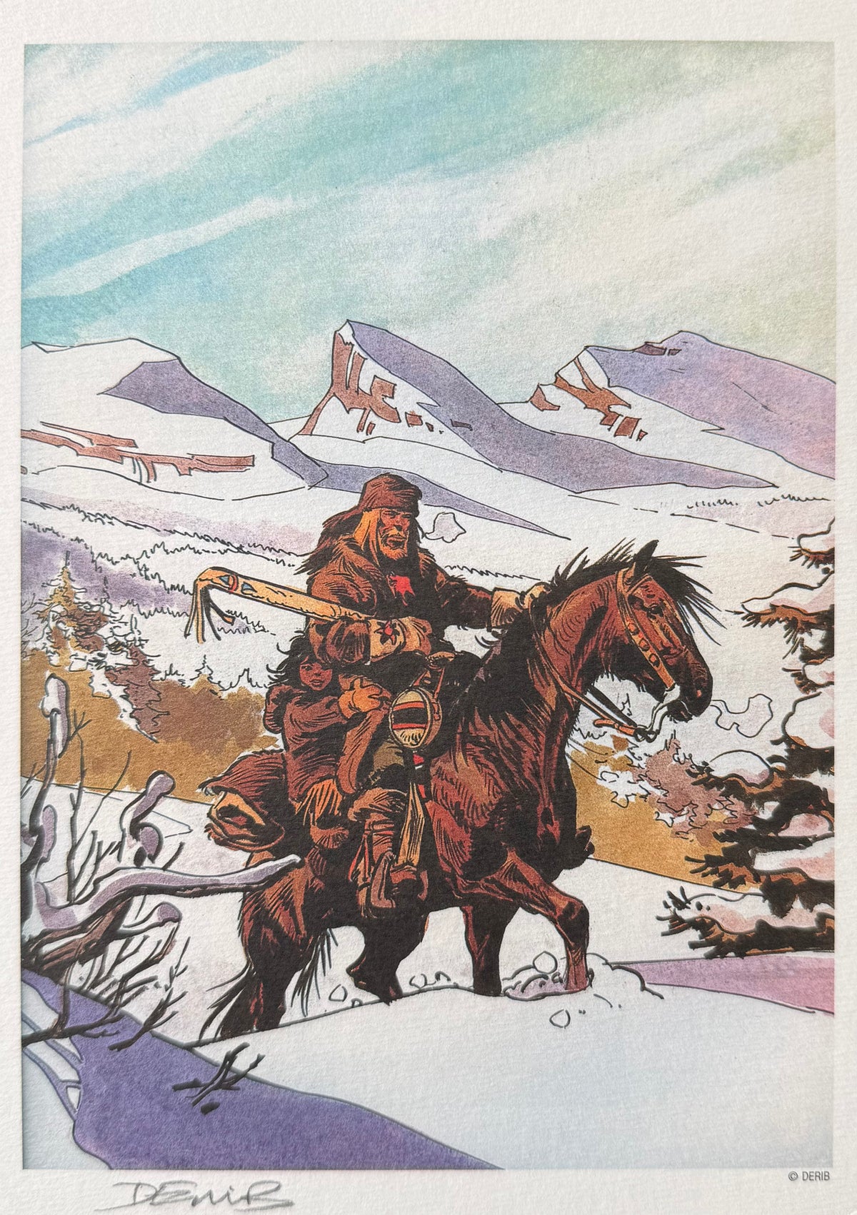 COMICS Ex-libris : Buddy Longway (Derib)