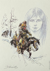 COMICS Ex-libris : Buddy Longway (Derib)