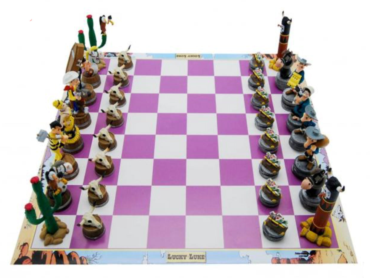 PLASTOY - Lucky Luke : Chess Set (42 m)