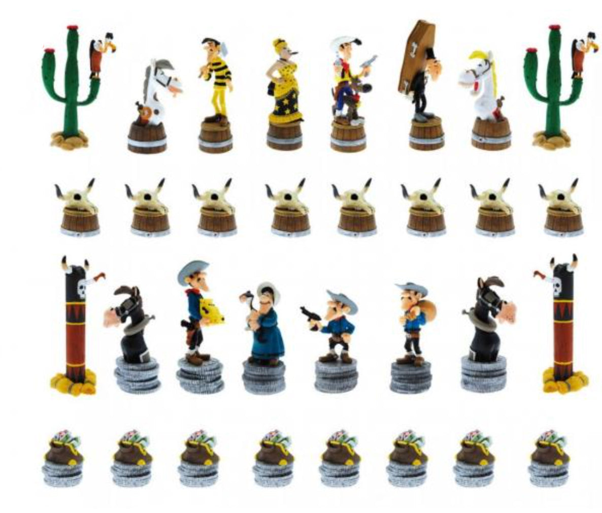 PLASTOY - Lucky Luke : Chess Set (42cm)
