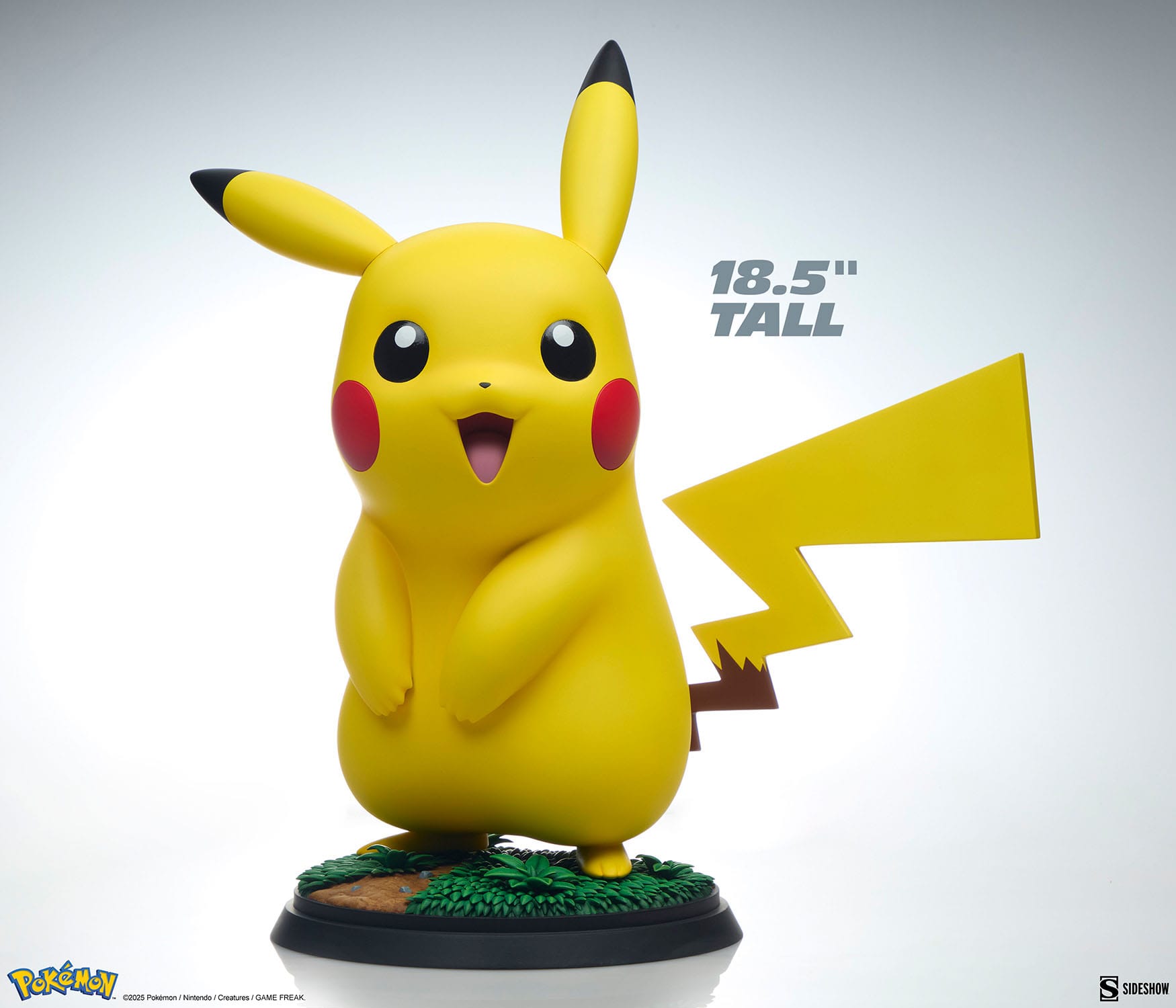 SIDESHOW Life-Size Statue - Pokémon - Pikachu (47cm)