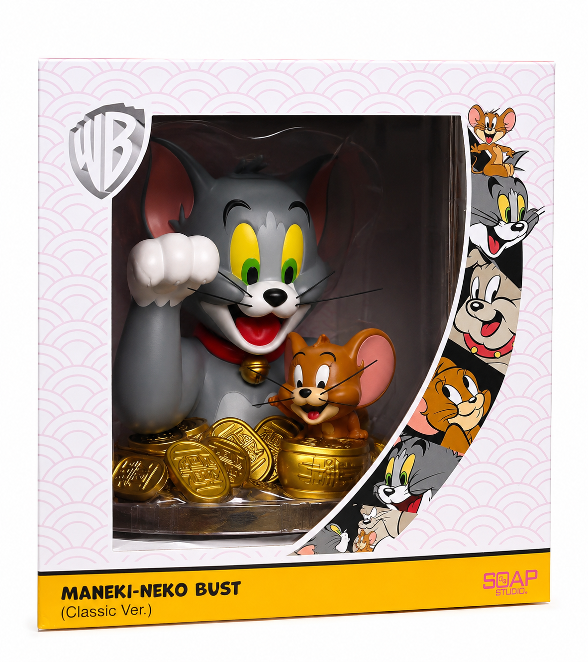 SOAP STUDIOS Bust - Tom & Jerry : Maneki-Neko (Classic Version) 27cm