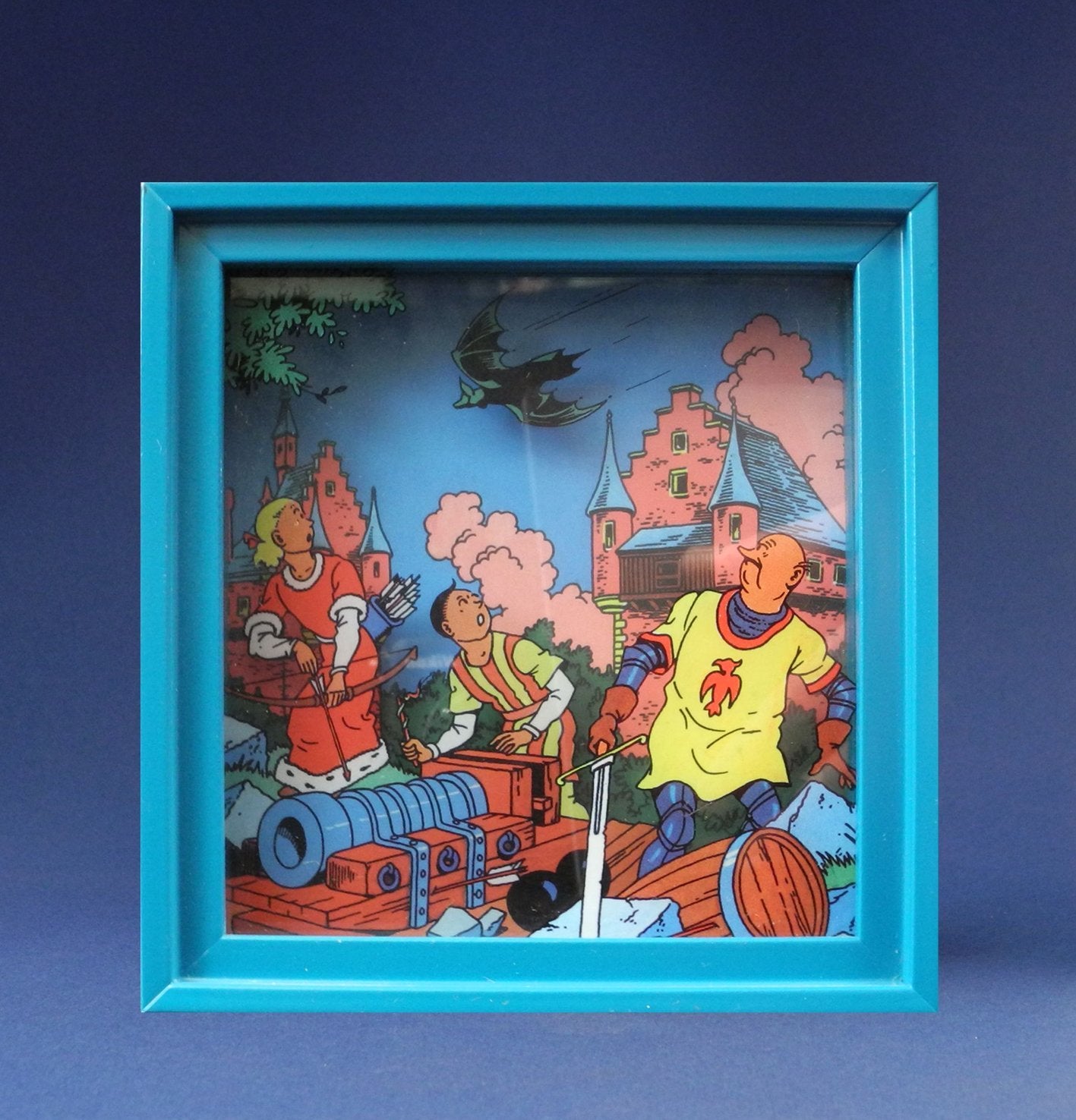 Parastone - Visual Artwork, Suske & Wiske - Shadowbox, De Schat van Beersel (Limited) (SW300) (16cm)