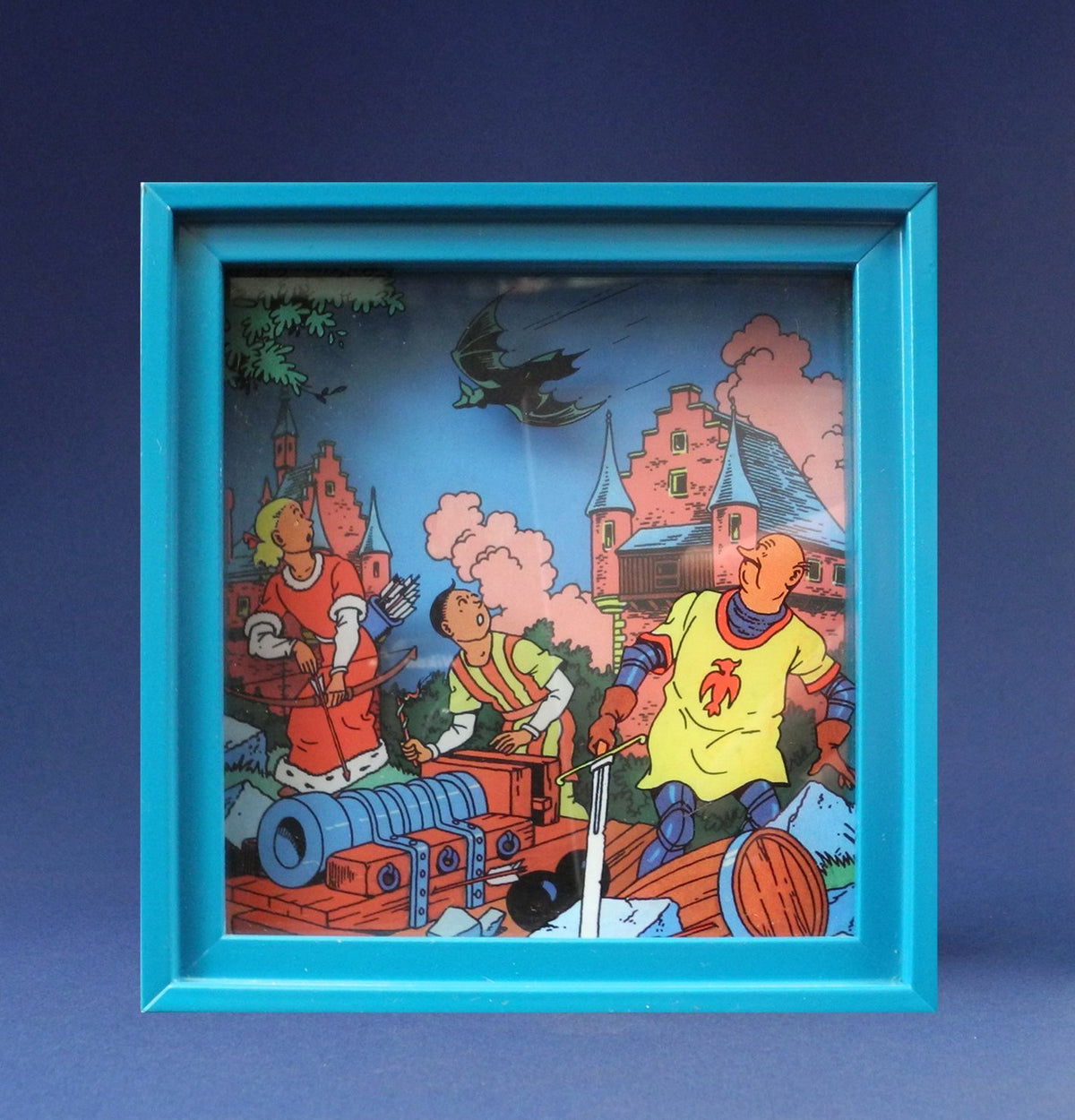 Parastone - Visual Artwork, Suske & Wiske - Shadowbox, De Schat van Beersel (Limited) (SW300) (16cm)