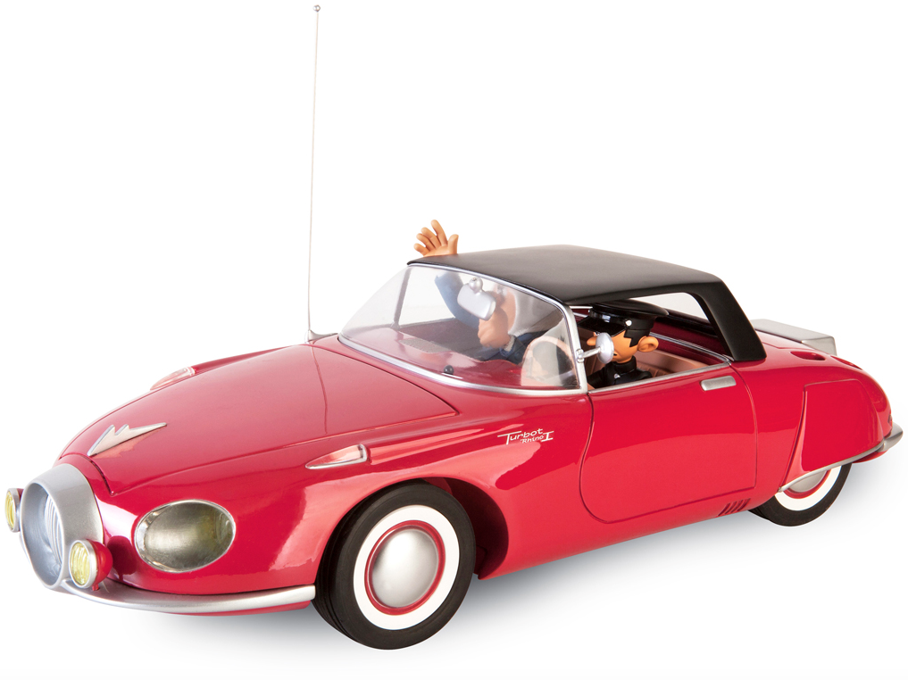 Le Garage De Franquin - Spirou & Fantasio / Robbedoes Kwabbernoot Turbot-Rhino 11 Rouge (1957)