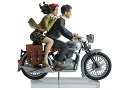Michel Aroutcheff - Le Vol Du Corbeau (Gibrat) Jeanne & François Moto Peugeot 515 (1934) Figurines