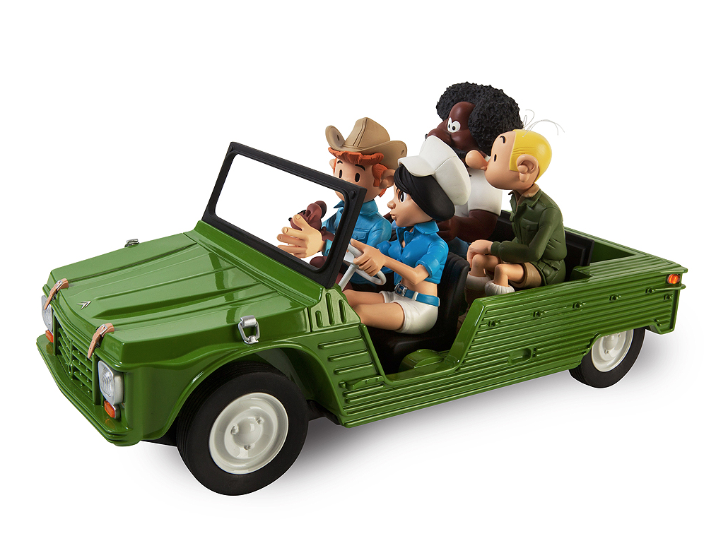 Michel Aroutcheff - Spirou & Fantasio (Jean-Claude Fournier) Citroën Méhari (1969) Figurines