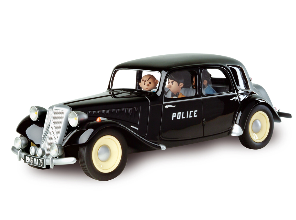 Michel Aroutcheff - Tif & Tondu (Will) Allumette Citroën Traction Figurines
