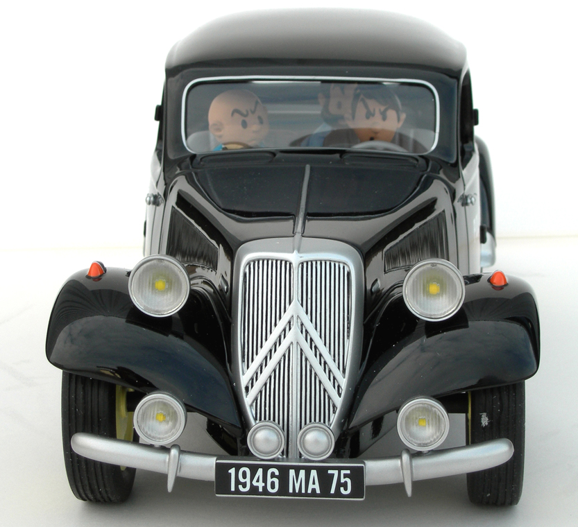 Michel Aroutcheff - Tif & Tondu (Will) Allumette Citroën Traction Figurines