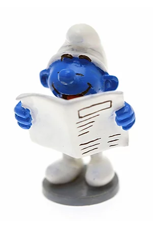 Pixi - The Smurfs / Les Schtroumpfs De Smurfen Le Schtroumpf Lecteur Figurines