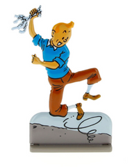 Moulinsart - Tintin / Kuifje - Tintin Jumps for Joy (Prisoners of the Sun) (6cm)
