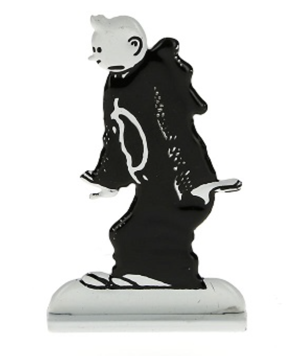 Moulinsart - Tintin / Kuifje - Tintin in a Cigar Tunic (B/W) (Cigares of the Pharaoh) (6cm)
