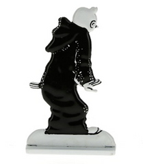 Moulinsart - Tintin / Kuifje - Tintin in a Cigar Tunic (B/W) (Cigares of the Pharaoh) (6cm)