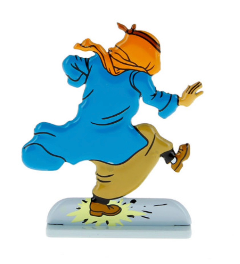 Moulinsart - Tintin / Kuifje - Tintin Steps on a Banger (Land of Black Gold) (6cm)