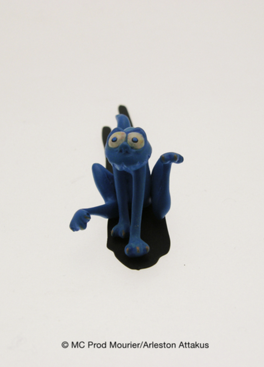ATTAKUS Mini-Figure - Trolls de Troy, Pack de 3 schfoumpfs (n°2) (Limited & Numbered) (4cm)