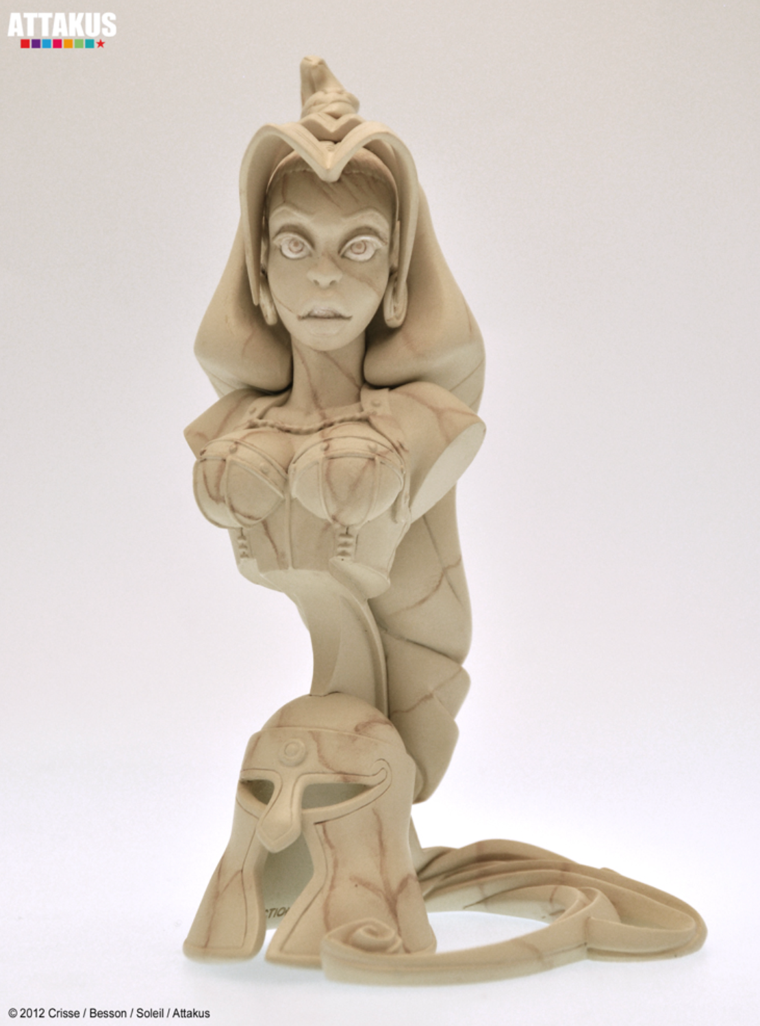 ATTAKUS Buste - Atalante, La Legende - Atalante (marble) (Limited & Numbered) (17cm)