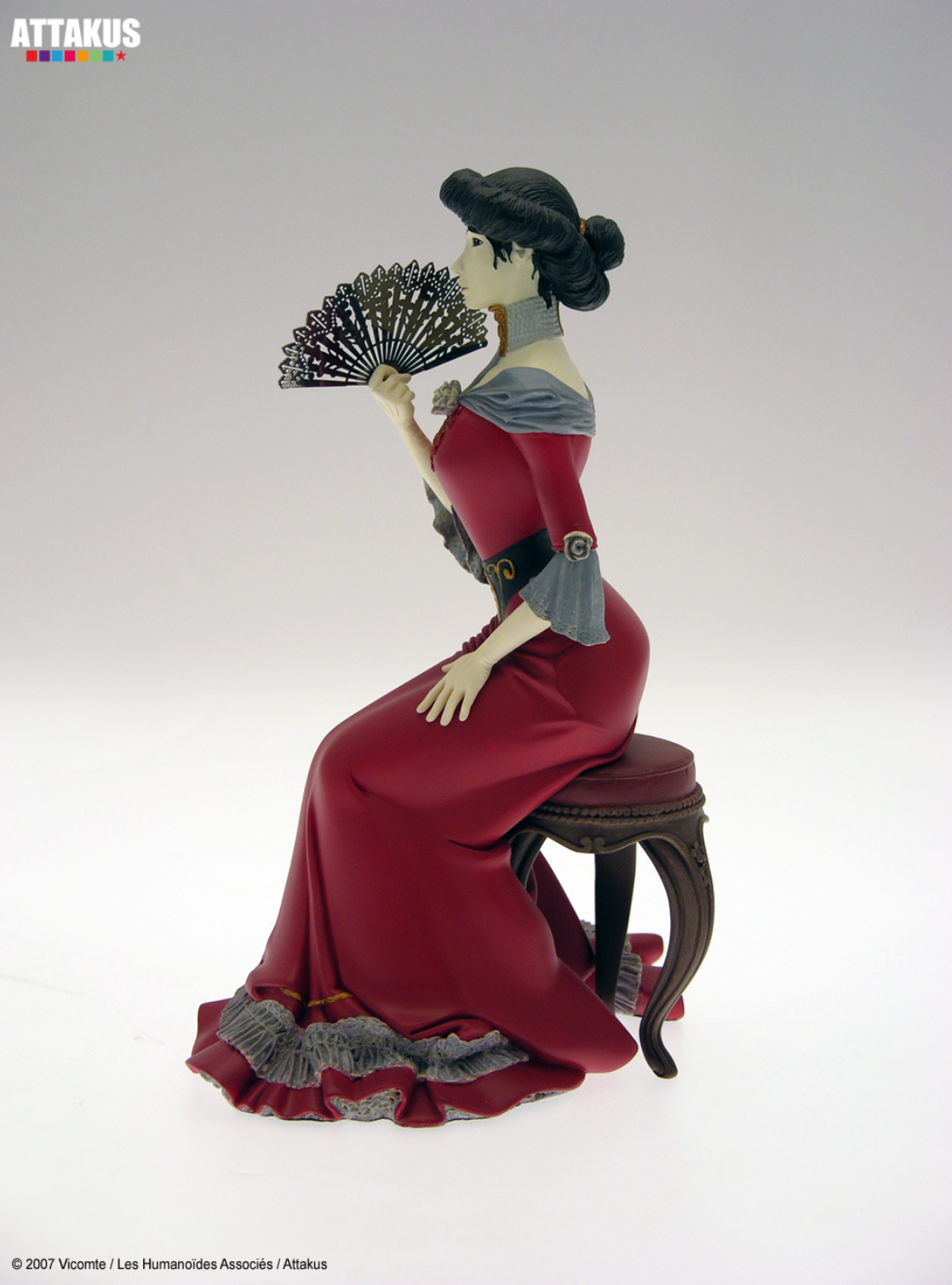 ATTAKUS Mini-Figure - Samira "Rouge" after Laurent Vicomte (Limited & Numbered) (20cm)