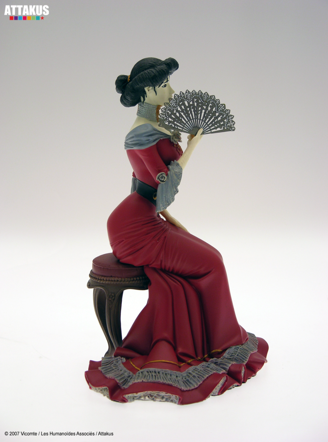 ATTAKUS Mini-Figure - Samira "Rouge" after Laurent Vicomte (Limited & Numbered) (20cm)