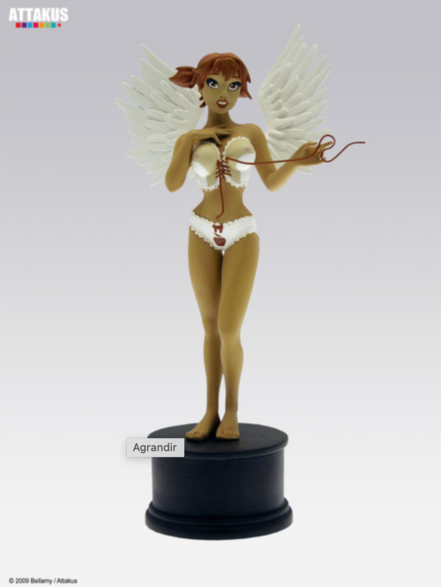 ATTAKUS Mini-Figure - Bellaminettes - Angélique (lingerie) after Bruno Bellamy (Limited & Numbered) (24cm)