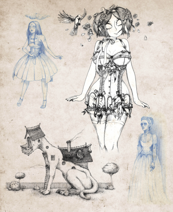 Comix Buro Sketchbook / Croquis - Amoretti François #1 (°2014) (Numbered + Signed) Sketchbooks