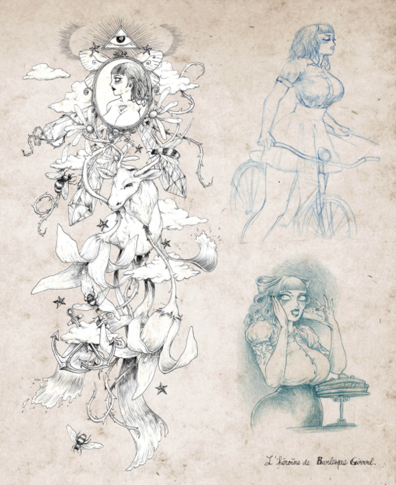 Comix Buro Sketchbook / Croquis - Amoretti François #1 (°2014) (Numbered + Signed) Sketchbooks