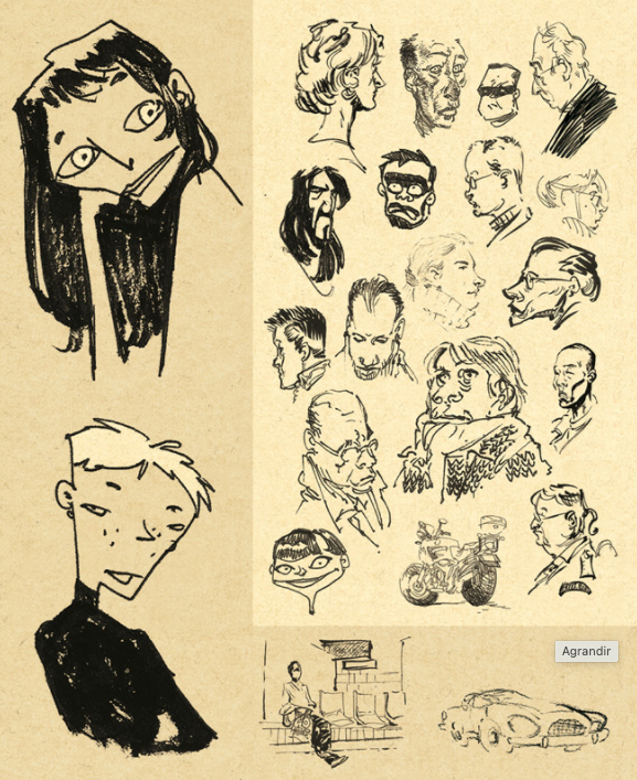Comix Buro Sketchbook / Croquis - Augustin Virginie #1 Sketchbooks