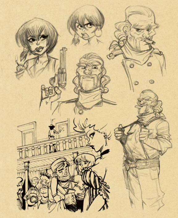 COMIX BURO Sketchbook / Croquis - El Gunto #1 (°2013) (Numbered + Signed)