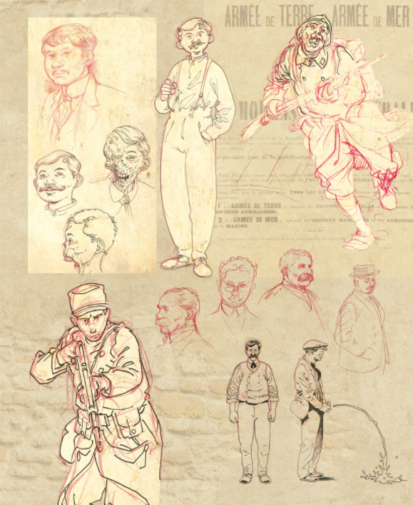 COMIX BURO Sketchbook / Croquis - Le Roux #1 (°2015) (Numbered + Signed)