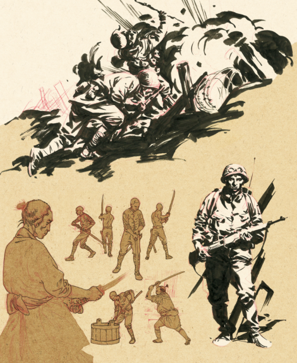 COMIX BURO Sketchbook / Croquis - Le Roux #1 (°2015) (Numbered + Signed)