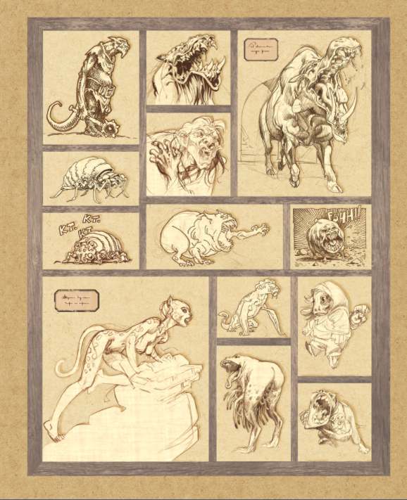 COMIX BURO Sketchbook / Croquis - Le Roux #1 (°2015) (Numbered + Signed)