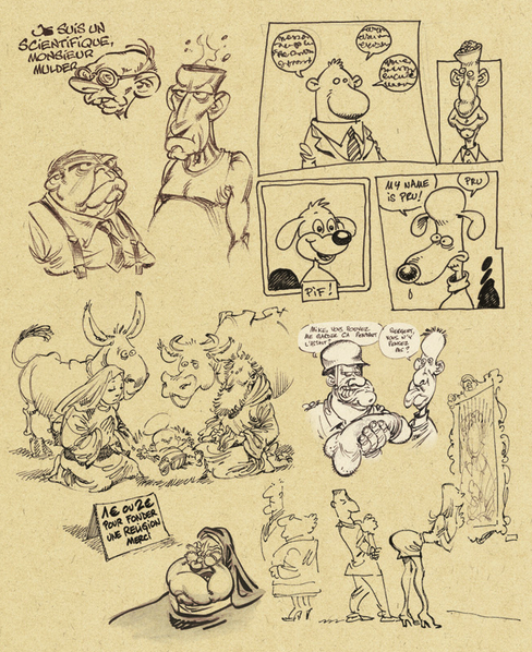 COMIX BURO Sketchbook / Croquis - Maëster #1 (°2010) (Numbered + Signed)
