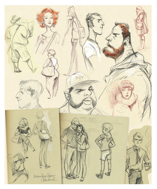 COMIX BURO Sketchbook / Croquis - Maly Siri #1 (°2011)