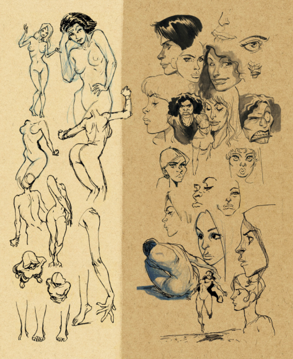 COMIX BURO Sketchbook / Croquis - Mig #1 (°2014) (Numbered + Signed)
