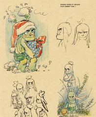 COMIX BURO Sketchbook / Croquis - Mig #1 (°2014) (Numbered + Signed)