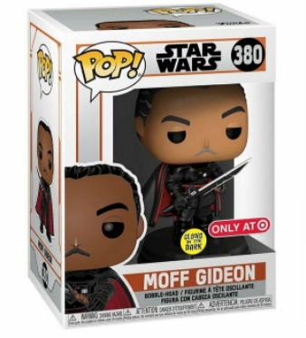 Funko Pop! Tees - Star Wars The Mandalorian Moff Gideon (Gitd) & T-Shirt (380) Exclusive Pop