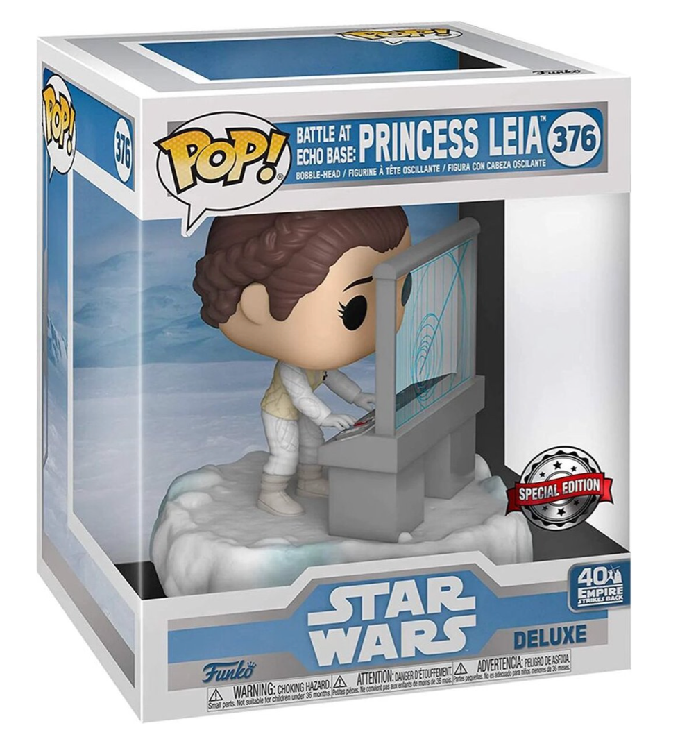 Funko POP! Star Wars - The Empire Strikes Back - Battle at Echo Base : Princess Leia (Deluxe) (376) Exclusive