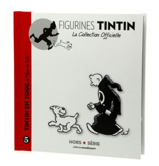 Tintin / Kuifje - Statue Toga And Snowy In India (10Cm) + Book Figurine Resin