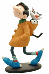 Plastoy - Gaston Lagaffe - Gaston, Pile de bandes dessinées (18 cm) 