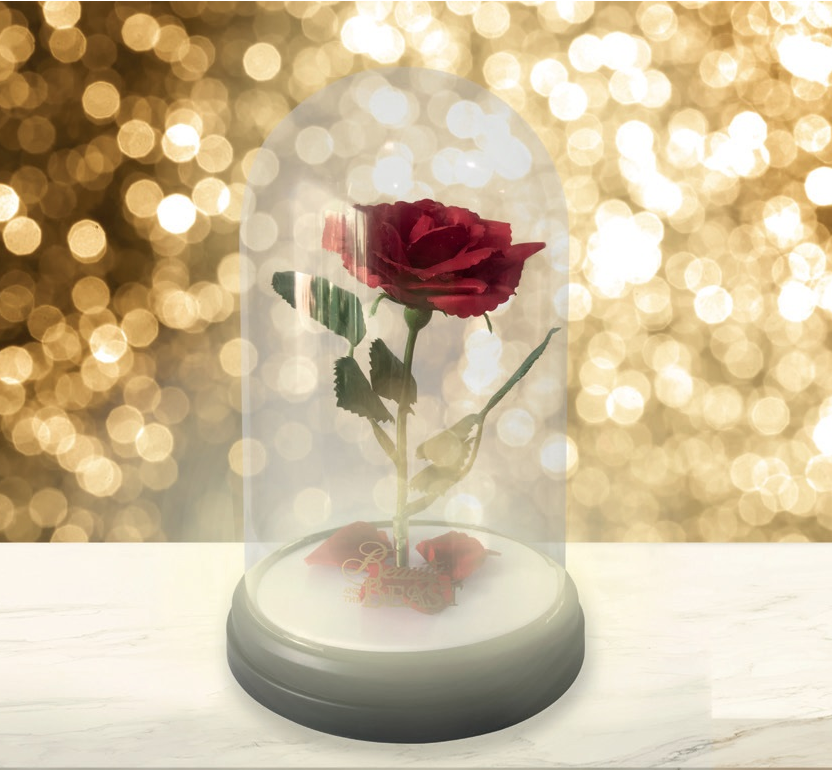 Lamp - Disney Beauty & The Beast Enchanted Rose Light