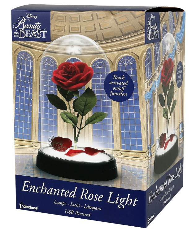 Lamp - Disney Beauty & The Beast Enchanted Rose Light
