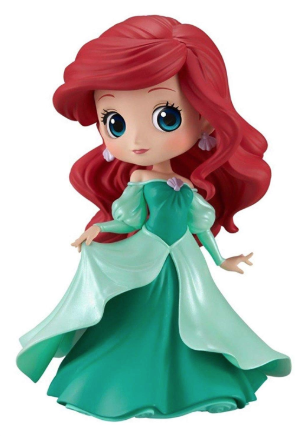 Q Posket Characters - Disney The Little Mermaid Ariel (Green Dress) Figurines