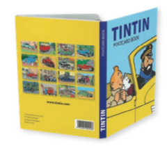 Tintin / Kuifje - Postcards Book Les Voitures De Voertuigen The Cars (Set Of 16 Cards)